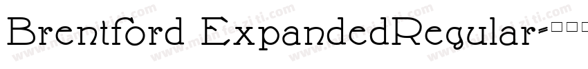 Brentford ExpandedRegular字体转换